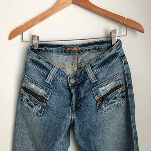 Hudson jeans with zipper pockets